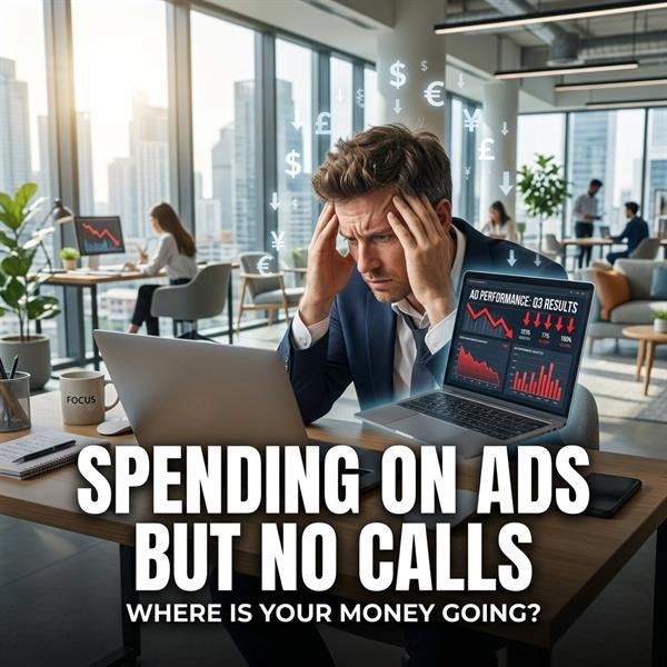 Spending on ads but no calls